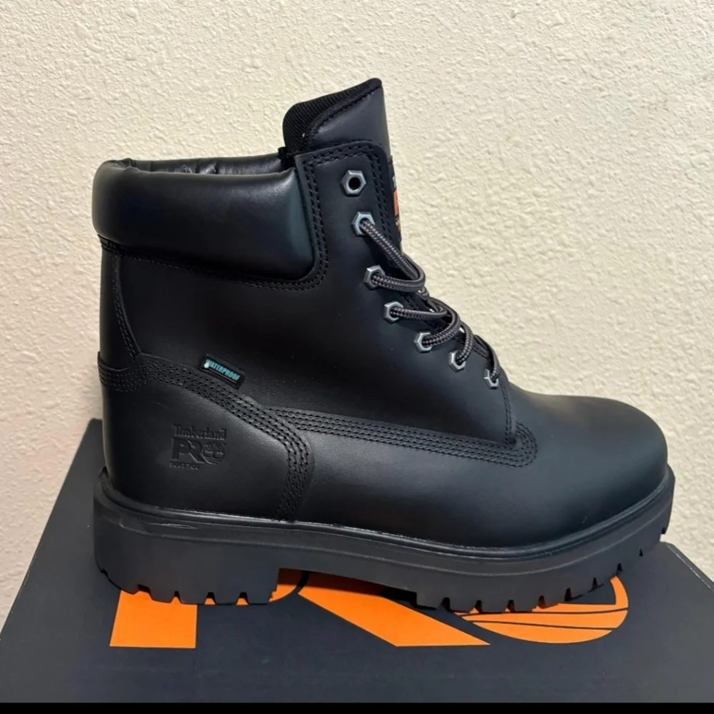 Timberland PRO Men's Black Work Boots size 12W